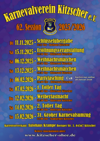Kartenvorverkauf 2025/2026